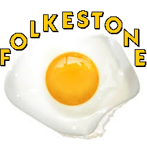 Egg logo for Folkestone Fried Eggs Volfsball Team